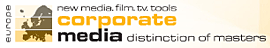 Logo corporate media. Klick, um Wettbewerbs-Seiten in neuem Fenster zu öffnen